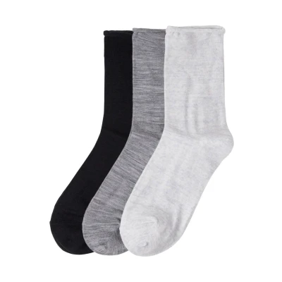 Obrázek Lindex 3PACK Ponožky, Ženy, Velikost: 39 41, Black