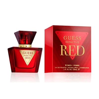 Obrázek GUESS Seductive Red, Eau de Toilette pro dámy, květinová gurmánská vůně, smyslná dlouhotrvající, 30 ml