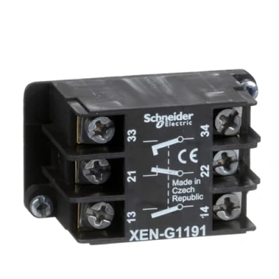 Obrázek Schneider Electric XENG1191 Hilfsschalter ohne Sprungfunktion, 1Ö+2S, Fronteinbau