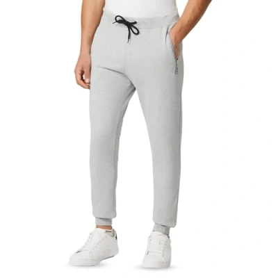 Obrázek FM London, Slim Fit, pánské tepláky s kapsami na zip, ideální pro všední den a sport, pohodlné, měkké., Šedá