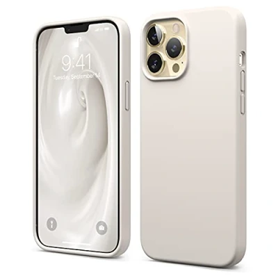 Obrázek elago Liquid Silicone Case kompatibilní s iPhone 13 Pro Max pouzdro (6,7&quot;), vysoce kvalitní silikon, ochrana mobilu na mobilní telefon: 3vrstvá struktura ochranného pouzdra, odolná proti poškrábání
