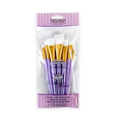 Obrázek Royal &amp; Langnickel Rcc 308 Crafters Choice, White Taklon 7dílná sada štětců, splývavá