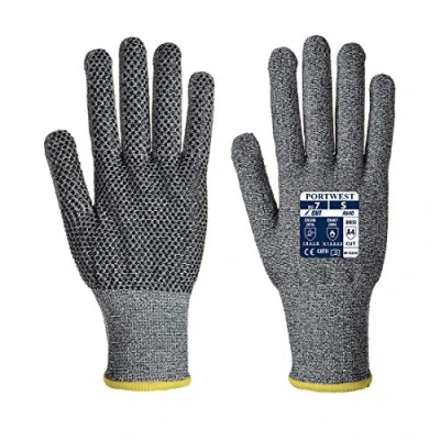 Obrázek Portwest Sabre Dot Schnittschutz Handschuh, Größe: XL, Farbe: Grau, A640G7RXL