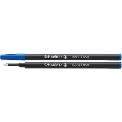 Obrázek Schneider 8503 Topball 850 kuličkové pero náplň (evropský formát, tloušťka linky 0,5 mm) balení 10 ks modré