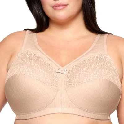 Obrázek Glamorise Dámské Full Coverage Bra, neprůhledné, Kůže melírovaná