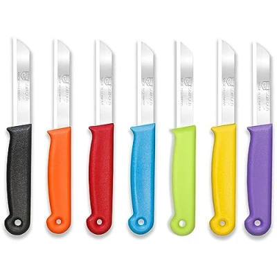 Obrázek nůž na zeleninu Sada nožů ovoce ze Solingenu, loupání 7 kusů kuchyňských s ostrou a přesnou nerezovou ocelí čepel 6 cm Made in Germany krájení zeleniny