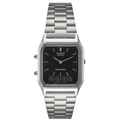 Obrázek Casio Hodinky silvercoloured/black, Velikost: One Size, Silver coloured/black