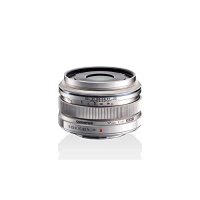 Obrázek Olympus M.Zuiko Digital 17mm F1.8 objektiv, silná pevná ohnisková vzdálenost, vhodná pro všechny MFT kamery (modely OM D &amp; PEN, série Panasonic G), stříbrný