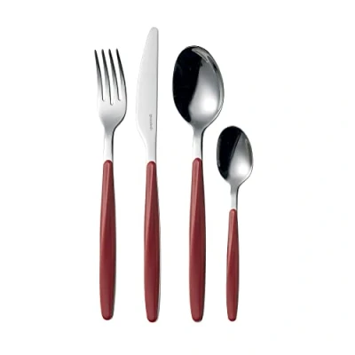 Obrázek Guzzini My Fusion, 24 teiliges Besteckset Rot, 16,8 x 7,5 h25,5 cm 11070055