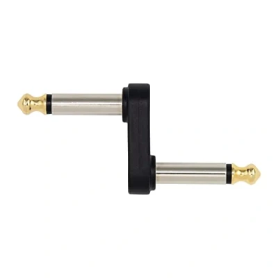 Obrázek Planet Waves PW P047B Coupler Adaptér Male Mono (zahnutý) černý
