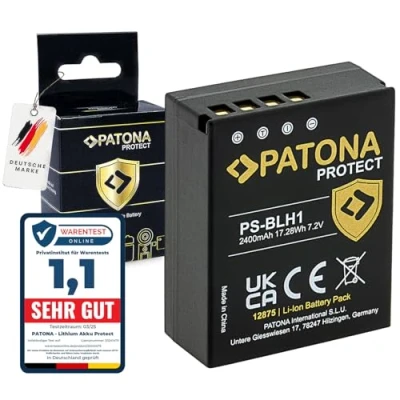 Obrázek PATONA V1 Protect BLH 1 PS akumulátor (2040 mAh) se senzorem NTC a krytem Inteligentní bateriový systém nejnovější generace