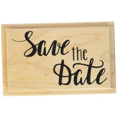 Obrázek Knorr prandell 211800353 razítko ze dřeva (všeobecně) velikost motivu 6,2 x 3,9 cm, motiv: Save the Date