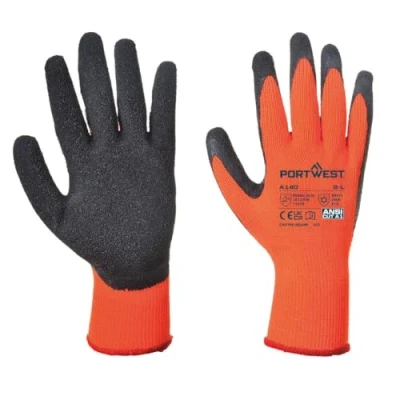 Obrázek Portwest Thermo Grip rukavice, velikost: M, barva: oranžová/černá, A140ORBM