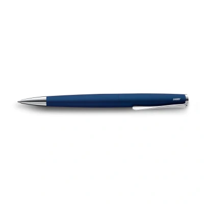 Obrázek Lamy studio imperialblue kuličkové pero univerzální kuli v elegantním pouzdře z ušlechtilé oceli s klipem ve tvaru vrtule vč. velkoobjemové náplně M 16 šířce stehu černé barvě