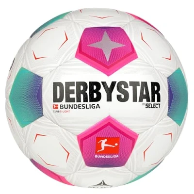 Obrázek DERBYSTAR Unisex Mládež Bundesliga Club S Light v23 fotbal, bílý, 3
