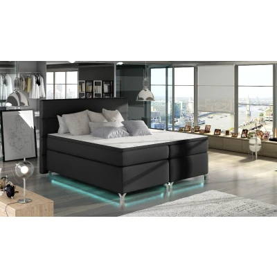 Obrázek Boxspring Amadeo 180x200 s LED podsvícením Materiál / Dekor: Ekokůže Soft 11