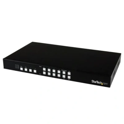 Obrázek StarTech.com 4x4 HDMI Matrix Switch s obrazem a Multiviewer nebo video stěna Combining Digitální Signage Controller