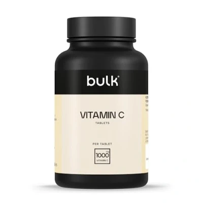 Obrázek Bulk Tablety vitaminu C 1000 mg, 90 tablet, porcí, balení se může lišit