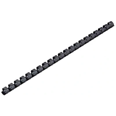 Obrázek Leitz 10972 plastový vázací hřbet, A4, plast, 16 mm, 145 listů, 100 kusů, černá