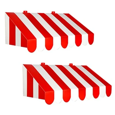Obrázek Beistle, 2 Stück 3D Wanddekoration für Markisen, 62,9 x 22,2 cm (rot/weiß)