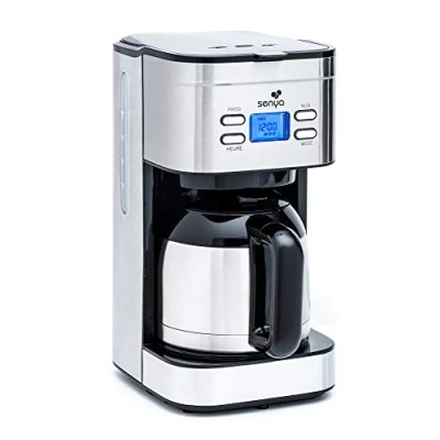 Obrázek Senya SYBF CM025 Hot Coffee Kaffeemaschine, Stainless Steel, 1.2 liters, Edelstahl