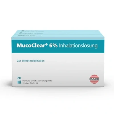 Obrázek MucoClear 6% NaCl inhalační roztok, 60 ks ampulí