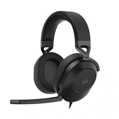 Obrázek CORSAIR HS65 Surround Multiplattform Gaming Headset s kabelem Dolby 7.1 Sound SonarWorks SoundID kompatibilní iCUE PC, Mac, PS5, PS4, Xbox, Nintendo Switch, Mobile Carbon