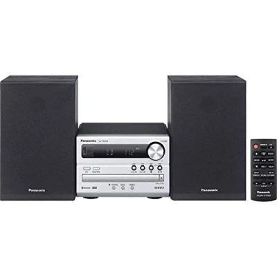 Obrázek Micro HiFi Panasonic SC PM250EG S (20 W RMS, CD, UKW, Bluetooth) stříbrná