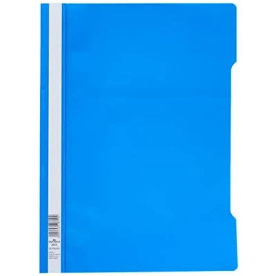 Obrázek Durable Spínací pořadač (A4 Standard, PP) balení po 25 kusech modrý, 252306