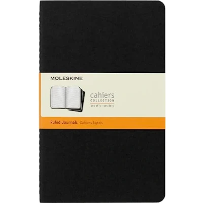 Obrázek Zápisníky Cahier od Moleskine (lepenková vazba), sada 3 kusů Large/A5