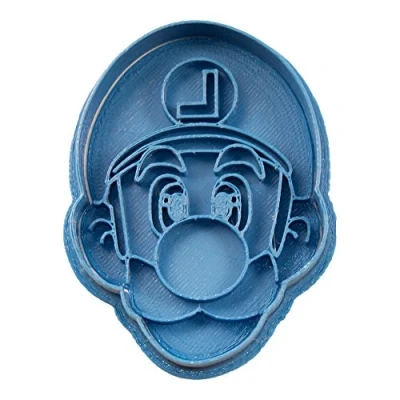 Obrázek Cuticuter Luigi Mario Bros Keksausstecher, Blau, 8 x 7 1,5 cm