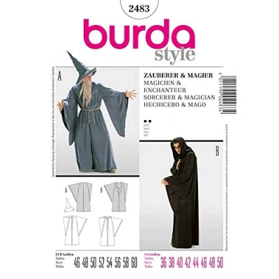 Obrázek Střihová předloha Burda 2483 vel. 46 60