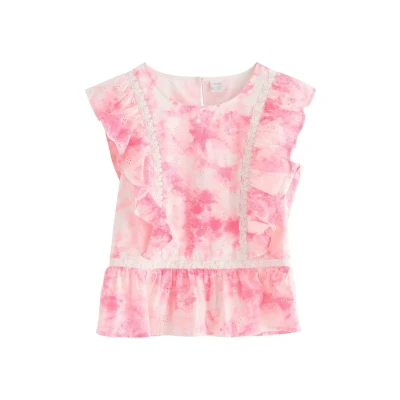 Obrázek Lindex WITH Frills Blůza pro děti, Velikost: 134/140, Light pink