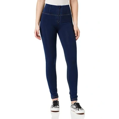 Obrázek Freddy Women Wrup1hc002, Jeans Scuro / Cuciture Gialle J0y, 36
