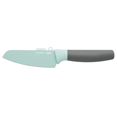 Obrázek BergHOFF Nůž na zeleninu Leo s cestrem, keramickou povrchovou úpravou, nepřilnavý povrch, 11 cm, ušlechtilá ocel, zelený, 5,5 x 24,5 2 cm
