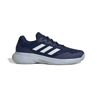 Obrázek adidas Performance Gamecourt 2 Tenisové boty na antuku, Muži, Velikost: 45 1/3, Dark blue/footwear white/halo blue Textil/umělé vlákno