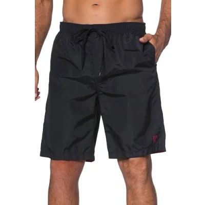 Obrázek JP 1880 Pánské velké velikosti Menswear L 8XL koupací šortky, plážové oblečení, elastický pas, do vel. 8 XL 702526, černá