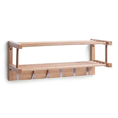 Obrázek Zeller nástěnný věšák 60 x 24 cm, bambus