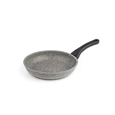Obrázek Barazzoni Monolitica Bratpfanne aus Aluminium, Steinoptik, mit Marmotech Beschichtung und speziellem Induktionsboden Aluminium/Stahl, Ø 28 cm, hergestellt in Italien, Grau
