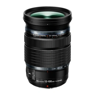 Obrázek OM SYSTEM M. Zuiko Digital ED 12 100mm F4 is pro objektiv, vhodný všechny fotoaparáty MFT (modely Olympus D &amp; Pen, série Panasonic G), černý