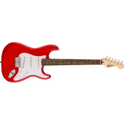 Obrázek Squier by Fender Sonic Stratocaster HT, elektrická kytara, bobkový hmatník, bílá deska torino červená