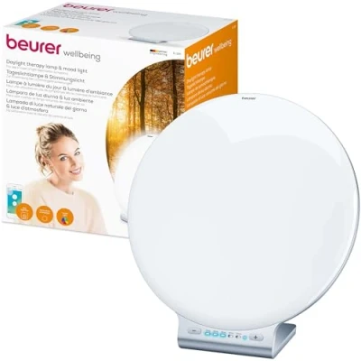 Obrázek Beurer TL 100 2 v 1 LED lampa pro denní světlo a náladové světlo, s funkcí střídání barev, pohodlné ovládání aplikací, kus (balení ks), bílá