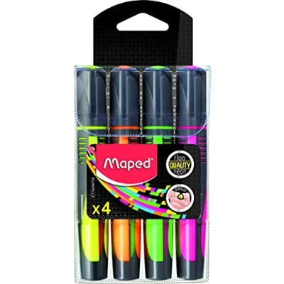 Obrázek Maped M742947 Textmarker Fluo Peps Max, 4er Packung