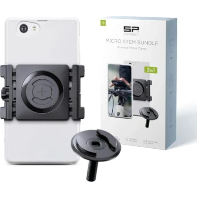 Obrázek SP CONNECT Micro Stem Mount pro Clamp SPC+ držák na mobil řídítka jízdního kola smartphone jízdní kolo mobilní telefon