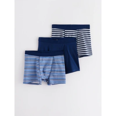 Obrázek Lindex 3PACK Boxerky pro děti, Velikost: 128, Dusty blue