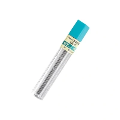 Obrázek Pentel 50 HB Polymerovým pro náhradní tuha Extra silná v 12 ks proužek 0,7 mm trubice