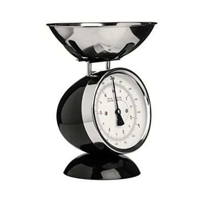 Obrázek Premier Housewares Küchenwaage 3kg, Rostfreier Stahl, Schwarz, 16x17x29