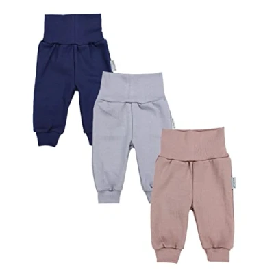 Obrázek TupTam Baby chlapecké kalhoty na jogging s širokým pasem balení 3 ks, Mix barev 1
