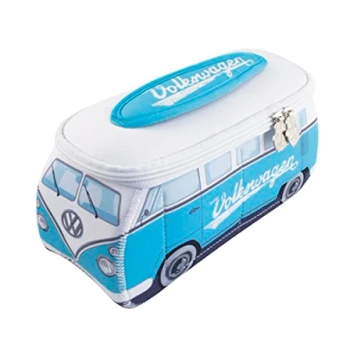 Obrázek BRISA VW Collection Volkswagen neoprenová univerzální kosmetická kosmetika kulturní cestovní lékárna taška T1 Bulli Bus (tyrkysová), tyrkysová, Tyrkysová velká