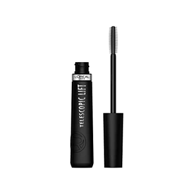 Obrázek L&#039;Oréal Paris Telescopic Lift Mascara, Dlouhotrvající lifting až 36 hodin, viditelně více délky řas, žádné hrudky, rozmazání a nedráčení, Lift, černá